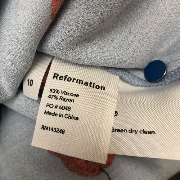 💜NWT Reformation Rosaly Midi Dress In Lola - Picture 6 of 6